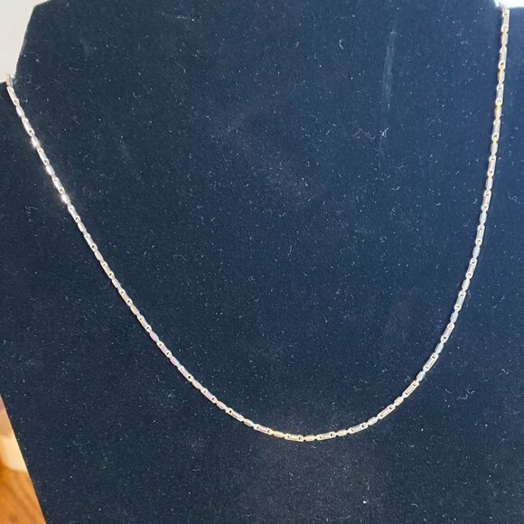 18" Sterling Silver 925 Chain S-Hook Clasp Jewelry - Picture 3 of 5